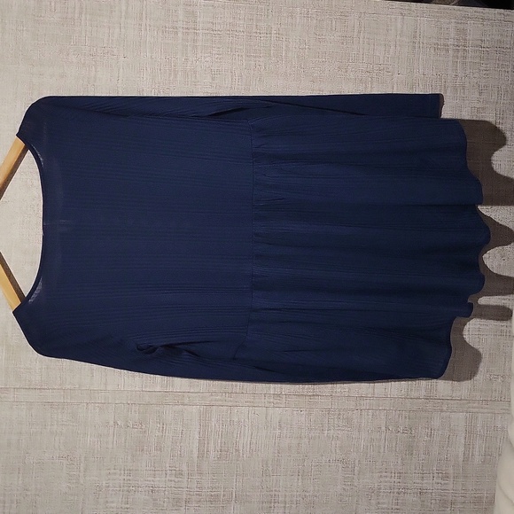 🌴 NWOT, "free people," "Pretty, please lace tunic top/dress 💙💚 - Picture 15 of 16